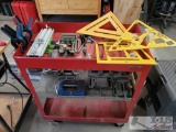 Craftsman Metal Rolling Cart with Vises and