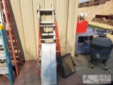 2 Folding Ladders And 2 Step Stools