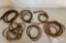 Lot of Cowboy Roping and Split Leather Reins