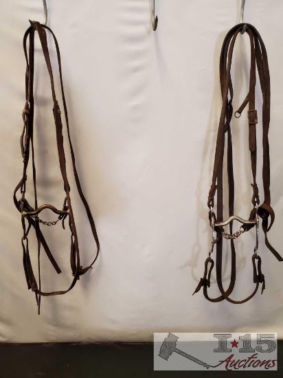Two Complete Cowboy Bridles