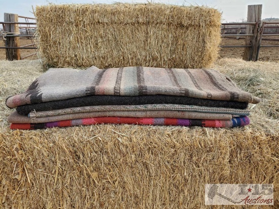 Five Saddle Blankets