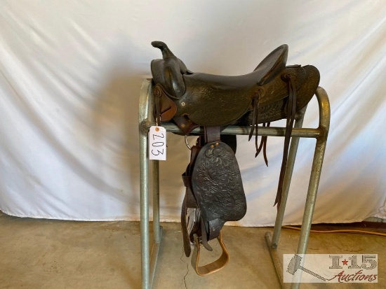 Vintage Cowboy Saddle