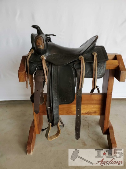 Vintage Cowboy Saddle