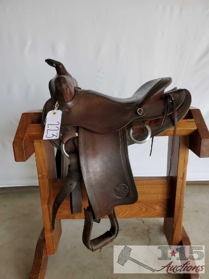 Vintage Bear Valley Western Saddle