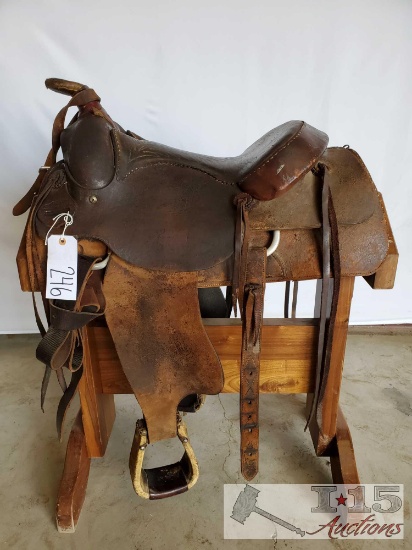 Western Roping Saddle