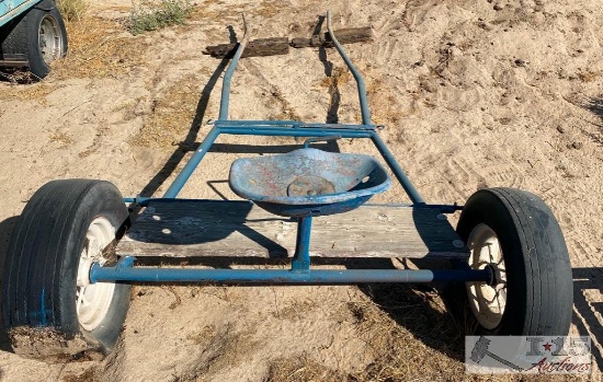 Two Wheel Horse Drawn Cart with Tractor Seat