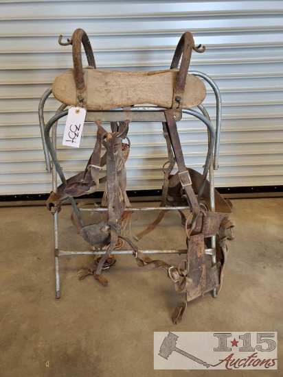 Vintage Sawbuck Pack Saddle