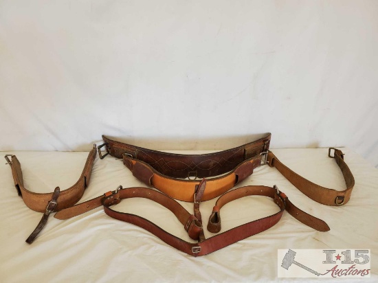 5-Nice Roper and Standard Leather Back Cinches