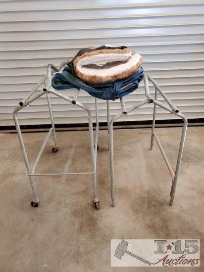 1 Mink Bareback Pad, 1- Professional Choice Nylon Sheet, 1-Rolling Saddle Stand, 1-Saddle Stand