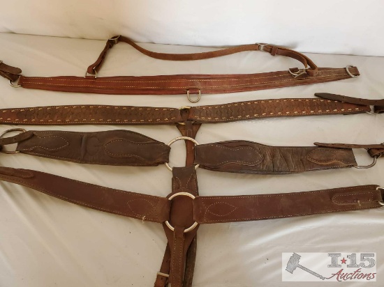 Four Cowboy Breast Collars Galore