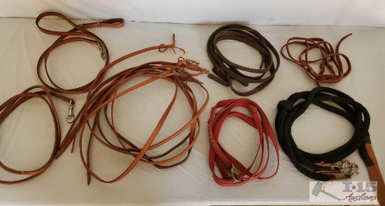 Roping and Split Cowboy Reins