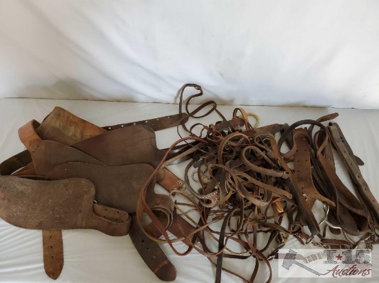 Loads and Loads of Misc Leather Parts and Pieces