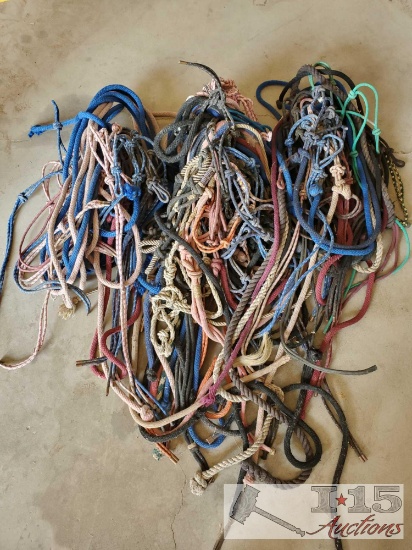 Ranch Rope Halters and Lead Ropes