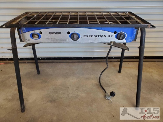 Expedition 3X 3 Burner Propane Range Camp Chef