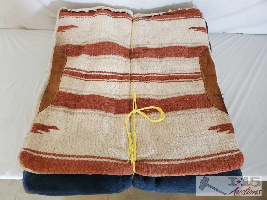 Five Used Saddle Pads