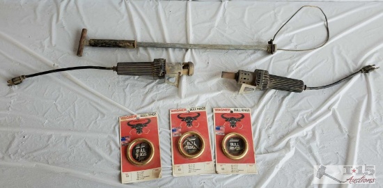 Wagner Bull Rings, Hog Snar Restraint, Electric Cauterizing Iron Dehorners
