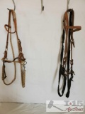 Complete Training Side Pull Bridle and a Ring Snaffle Bridle