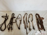 Lots of Just Good Headstalls and Set of Reins