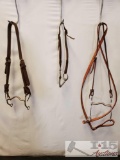 Four assorted Bridles, Bits and Parts