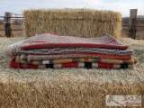 Five Saddle Blankets