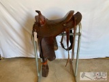 Vintage Fallis Saddlery Monte Foreman Western Saddle