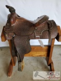 Western Roping Saddle