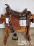 Vintage Cowboy Saddle