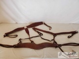 Lots of Leather and Nylon Breast Collars and Bridles