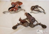 2-sets of Used Spurs and 1-Pair of Vintage Spurs