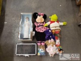 Poker Set, Stuffed Animals, Minnie Mouse, Shrek, and Diana Princess Of Wales, and More