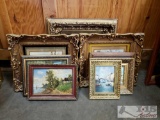 8 Pieces Of Framed Art