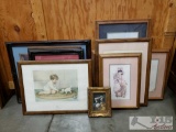 10 Pieces Of Framed Art