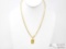 14k Gold Necklace With Pendant, 27.8g
