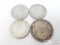1920, 1921, And 1932 .720 Silver Un Peso Coins And 1960 Libertad Independencia .900 Silver Coin