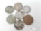 3 Mercury Dimes, 1 Pre 1964 Dime, 2 Post 1964 Dimes, And 1904 One Cent Piece