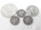 1964 Kennedy Half Dollar, Silver Standing Liberty Quarter, And 3 Mercury Dimes
