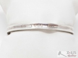 Tiffany & Co. Sterling Silver 1837 Cuff, 17.3g