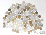 Approx 130 Foreign Coins