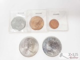 5 Foreign Coins