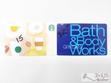 Starbucks And Bath & Body Works Gift Cards