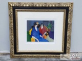 Hazel Confiding by Itzchak Tarkay Signed and Numbered 9/60