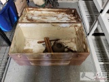 Antique Chest And Tools