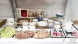 Fine China, Glassware, Ceramic Porcelain Tile Dass Italy, And More