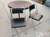 Folding Table and 2 Folding Chairs