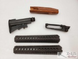 AR-15 Stock, Rear Sight, Hand Guard and Shotgun Fore Grip