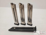 Four .22lr Magazines- 3 Smith & Wesson, 1 Ruger
