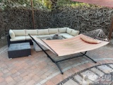 Outdoor Customizable Couch, Fire Pit, Coffee Table, Hammock