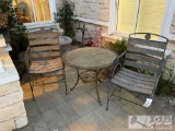 Patio Table And 2 Chairs
