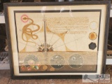 Framed Artwork by Ron Pippin