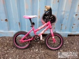 Kids Minnie Mouse Huffy Bicycle With Helmet